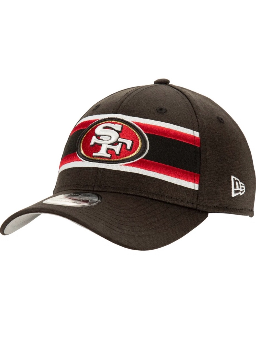 San Francisco 49ers New Era 39Thirty Flex Fit Black Men's Cap